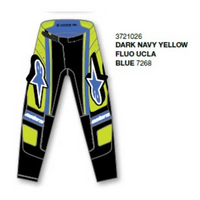 Navy/Fluro Yellow/Blue