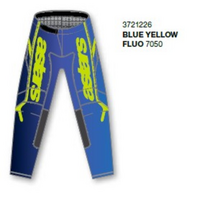 Blue/Fluro-Yellow
