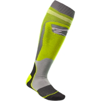 Alpinestars MX Plus 1 SocksFluro Yellow Cool Grey  /60