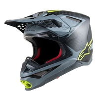 Alpinestars Supertech Sm10 Meta Helmet Ece Black/Grey/Fluro Yellow