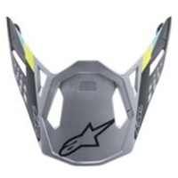 Alpinestars Visor Sm8 - Contact - SilverSilver Black  /No Size