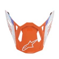 Alpinestars Visor Sm8 - Contact - OrangeOrange White  /No Size