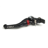 ASV Aprilia Black C5 Shorty Clutch Lever - Caponord/ETV 1000 2002-2007