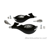 Barkbusters Ego Mini Black Handguards with Two Point Straight Mount