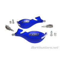 Barkbusters Ego Mini Blue Handguards with Two Point Straight Mount