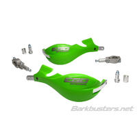 Barkbusters Ego Mini Green Handguards with Two Point Straight Mount