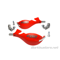Barkbusters Ego Red Handguards with Tapered Two Point Mount