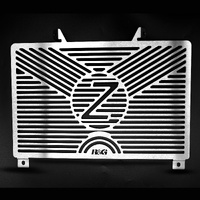 Branded Radiator Guard, stainless - Kawasaki Z900RS '21-