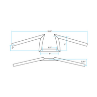 Keystone 1 Bars | Black Slotted