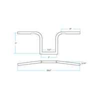 Frisco 1 Bars | Chrome Slottted