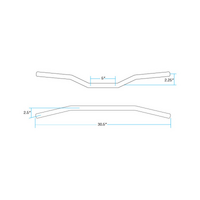 Tracker 7/8 Bars | Black Non-Dimpled