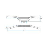 Moto 7/8 Bars | Chrome Non-Dimpled