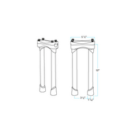 Murdock 12 Risers | Black