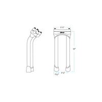 Murdock 12 Pullback Risers | Black
