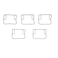 Cometic Upper Rocker Cover Gasket, 5 Pack