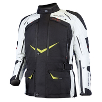 MotoDry Advent-Tour Trekker Road Jacket - Blk/Gry/Flu