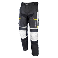 MotoDry Advent-Tour Trekker Road Pants - Blk/Gry/Flu [Size: 2XL]