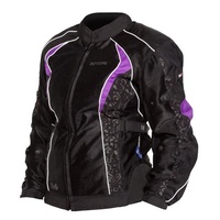 MotoDry Ladies Bella Black/Purple Road Jacket
