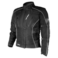 MotoDry 'Siena' Winter Ladies Road Jacket - Blk/Wht