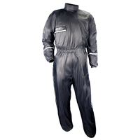 MotoDry 'Storm' 1-Piece Rainsuit - Black