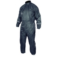 MotoDry 'Storm' 1-Piece Rainsuit - Black [Size: S]