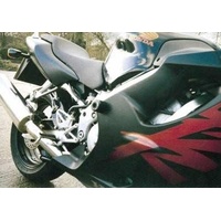 Crash Protectors (White) - Honda CBR600 9904 (alu frame)