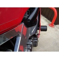 Crash Protectors (Black) - Honda CBR400 Gull Arm
