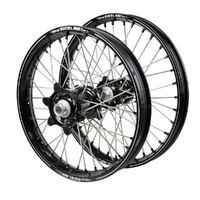 Kawasaki Talon Carbon Fibre Black Hubs / A60 Black Rims Wheel Set