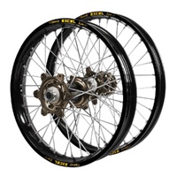 Yamaha Talon Carbon Fibre Magnesium Hubs / Excel Black Rims Wheel Set