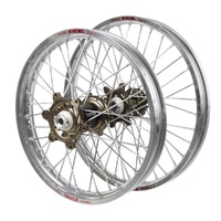 Gas Gas Talon Carbon Fibre Magnesium Hubs / Excel Silver Rims Wheel Set