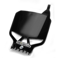 Skull Vented Front Number PlateBlack