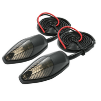 Drc Indicators - Led | 586 Flat Mount | Pair | Smoke