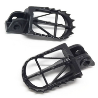 Drc Footpegs Wide High +5mm | Ktm125-525'98-,950S-Enduro All,990Adventure All | 50mm Crmo Black