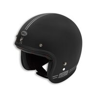Ducati Black Swag Open-Face Helmet ECE