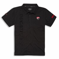 Ducati DC Track Short-Sleeved Polo Shirt Black