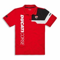 Ducati DC Track Short-Sleeved Polo Shirt Red
