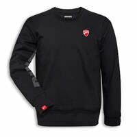 Ducati Logo Round-Neck Sweatshirt Black