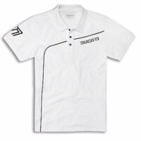 Ducati 77 Short-sleeved Polo Shirt White