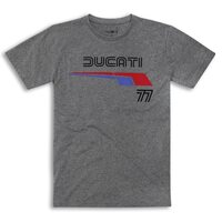 Ducati 77 T-shirt - Gray