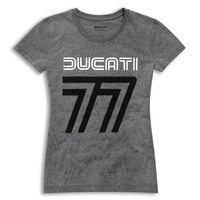 Ducati 77 Ladies T-shirt - Gray