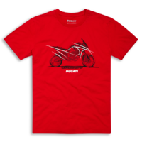 Ducati Multistrada V4 T-shirt - Red