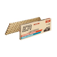 DID #415 ERZ Racing Chain 130L RJ - Clip GOLD&GOLD