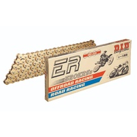 DID #520 ERS3 Racing SHD Chain 120L RJ - Clip GOLD&GOLD