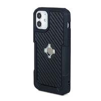 Cube X-Guard Case (iPhone 12 Varieties) - Carbon Fibre + Mount