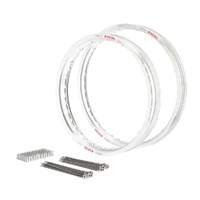 Excel Kawasaki Silver Excel Rim & Spoke Kit