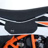 R&G Tank Traction Grip Kit - KTM 690 SMC-R '19- Tank Traction Grips : 2-Grip Kit (Clear)
