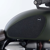 R&G Tank Traction Grip Kit - Scrambler 1200 XC/XE '19- Traction Grips: 2-Grip Kit (Clear)