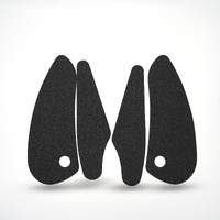 R&G Tank Traction Grip Kit - YZF-R1 TRACT PAD 07-08 4PC (Black)