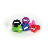 ODI BMX REFILL PACK - 20 PUSH IN PLUGS RED - WHITE LOGO