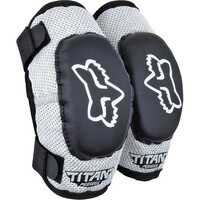 Fox MX23 Peewee Titan Elbow Guard M/L Black/Silver 